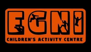 EGNI logo consisting of black and orange