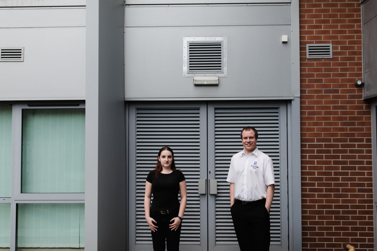 Mathew & Siân at The Innovation Centre in Ebbw Vale,100%