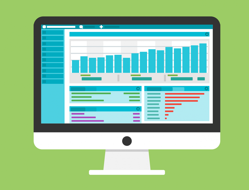 Statistics on a monitor